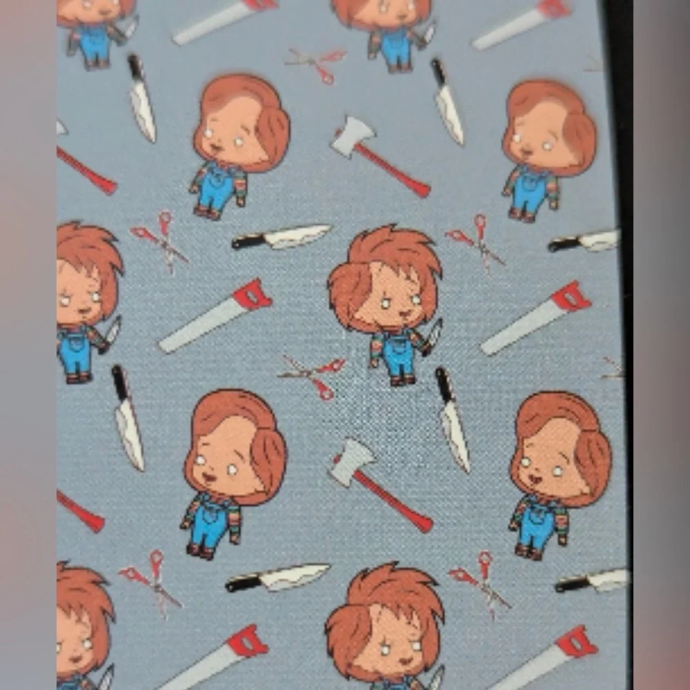Chucky Halloween plush throw blanket